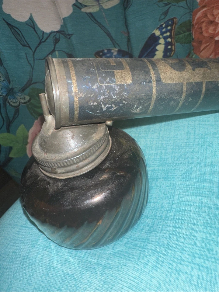 Pulverizador de insectos vintage - Chapin Mfg vidrio marrón hecho en EE. UU. Foto 3 de 4