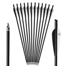 S F Crossbow Bolts Crossbow Arrows Carbon Archery for Hunting and Target Prac...