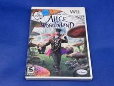 556:  Wii Disney Alice in Wonderland Video Game in Case with Manual, *Tested*