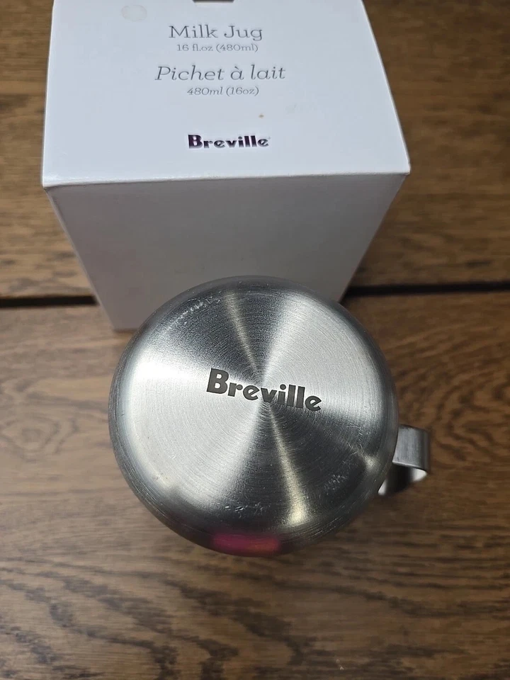 OEM Genuine Breville Milk Jug for Barista BES840 860 870 876 878 880 881 Machine - Image 2 of 3