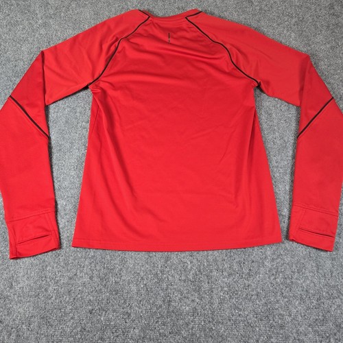 Sports Illustrated Men’s Basics Long Sleeve Mesh Shirt Cyber Red Size Small - Picture 13 of 13