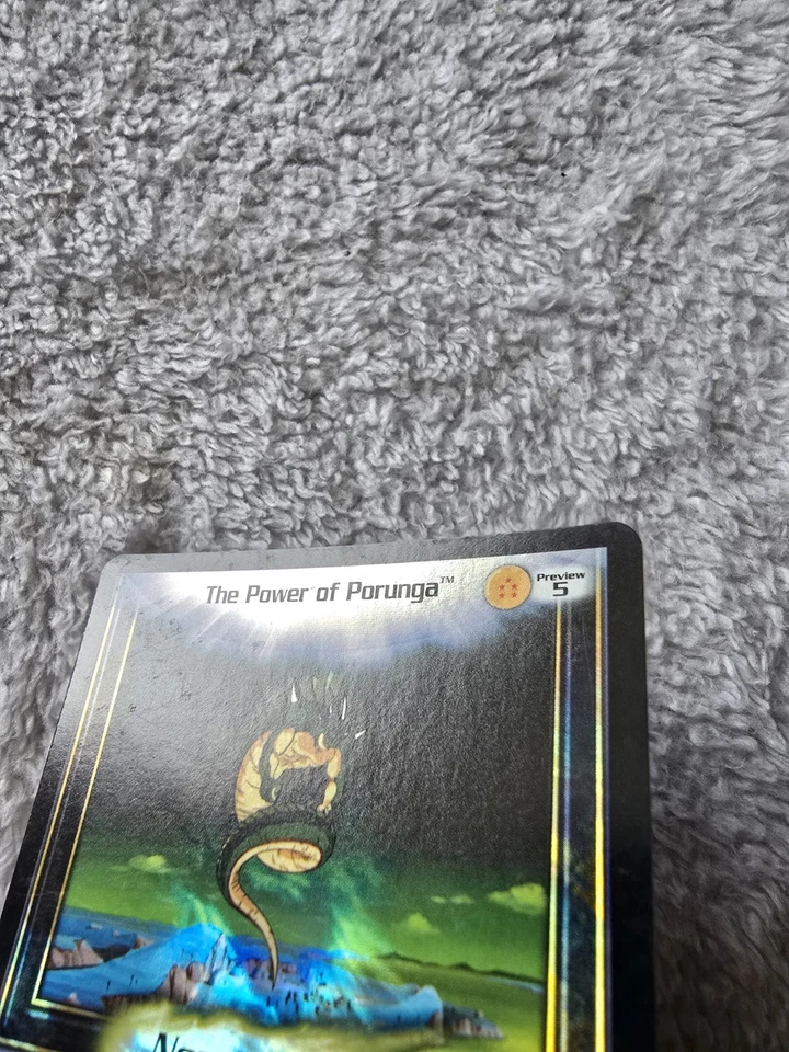 DBZ Dragon Ball Z FOIL The Power Of Porunga Preview 5 CCG Unlimited Kid Buu Saga - Image 2 of 4
