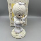 Precious Moments 1987 Wishing You A Happy Easter, W/Box, Bunny 109886