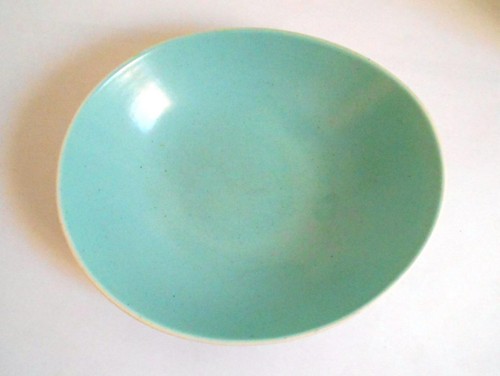 Vintage Mid Century Metlox Poppytrail Del Rey blau Servierschale Vernon - Bild 5 von 7