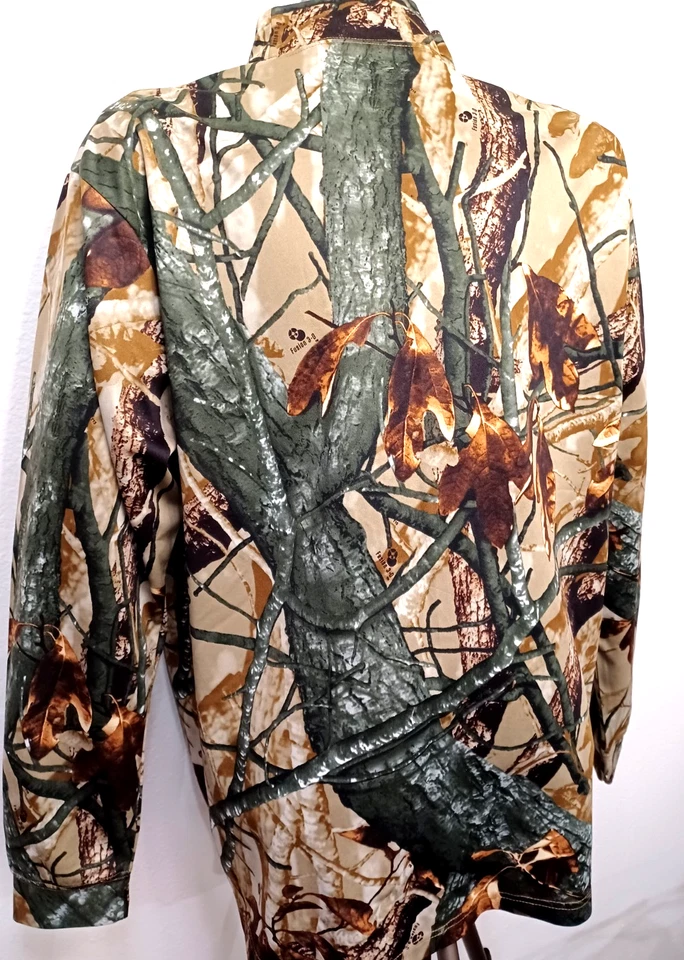 Outfitters Ridge Hunting Fusion 3-D Camo Mock Neck Base layer Sz 2XL, 0103/0104 - Image 3 of 4