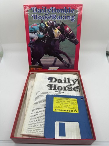 Daily Double Horse Racing (Amiga, software CDS) disco Big Box + insertos + manual - Imagen 2 de 5