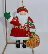 Kurt S Adler MARY ENGELBREIT Santa with Toy Sack Christmas Ornament  H76