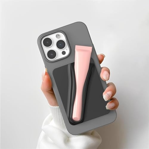 Silicone Lipstick Phone Case, Lip Holder for Cell Phone Adhesive Cover for Gray - Photo 4 sur 7