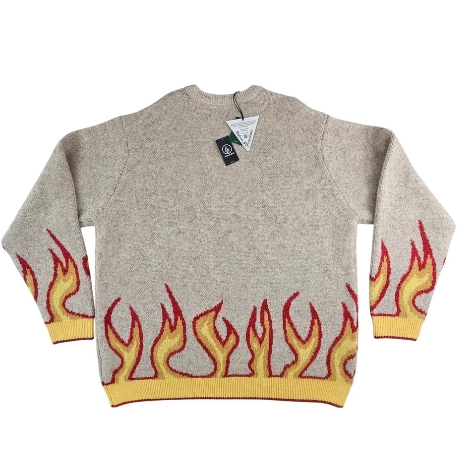 Men's VOLCOM & Fergadelic Collab XXL Flame Sweater NWT L660 - Image 4 of 4