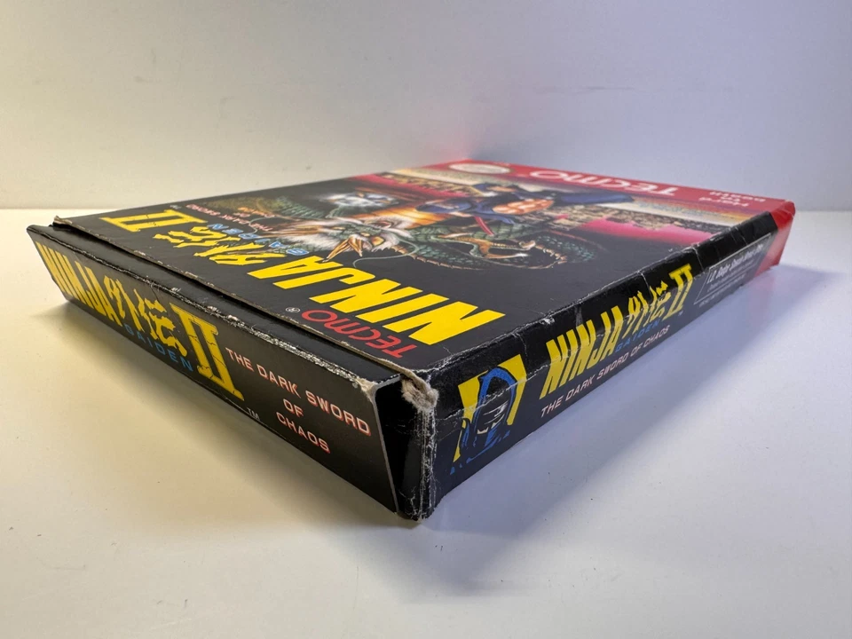 Ninja Gaiden II: The Dark Sword of Chaos (Nintendo NES, 1990) COMPLETE CIB Authe - Image 4 of 4