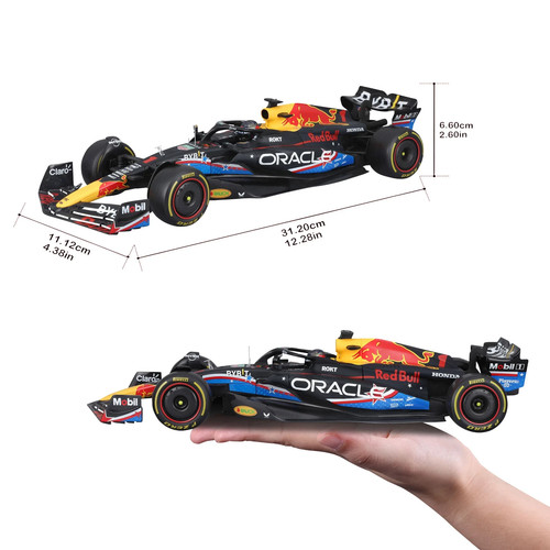 Bburago 1:18 Fórmula 1 F1 Die-cast Red Bull RB19 2023 Austin GP Max Verstappen - Imagen 6 de 22