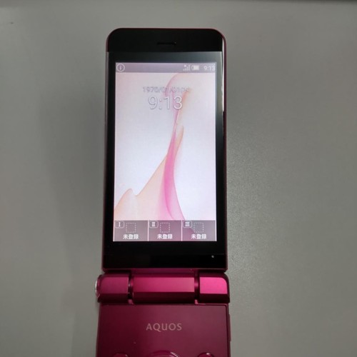 SHARP AQUOS SH-N01 Japanese Flip Phone – Red – SIM Free – Japan Ver - 第 3/8 張圖片