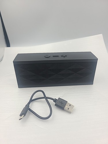 Jawbone Jambox V3J-JBE Black Diamond Bluetooth Portable Speaker Tested Working - Picture 2 of 6