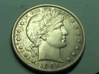 1901  BARBER HALF DOLLAR NICE  HIGH  GRADE  COIN