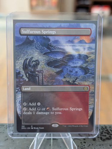 Sulfurous Springs (Borderless) Dominaria United Regular Magic the Gathering MTG - Picture 4 of 5