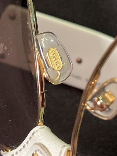 DEFEKTE VERSACE WEISSE SONNENBRILLE HERGESTELLT IN ITALIEN BRILLE ALLE AUTHENTISCH ABER KAPUTT - Bild 8 von 24