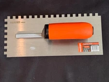 Harden Plastering Trowel 280 x 120MM High Carbon Steel TPR Handle 620258 New