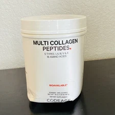Codeage Multi Collagen Peptides Powder 20oz Unflavored 5 Types I, II, III, V, X
