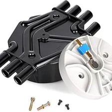 Ignition Distributor Cap and Rotor Kit Compatible with Trucks V6 4.3L Vortec - 1