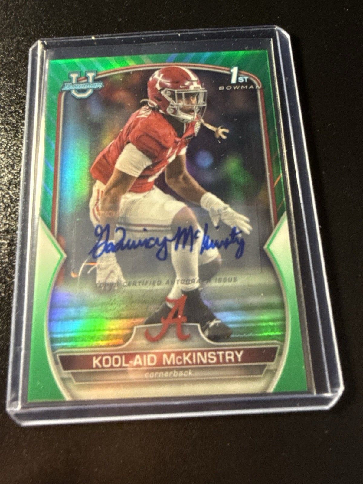 2022 Bowman University Chrome - Kool-Aid McKinstry #14 Green Refractor /99