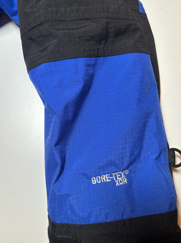 Men's Vintage The North Face Summit Series Gore-Tex Coat | Blue/Black | 2XL - Picture 7 of 9