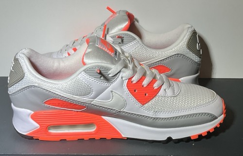 PRISTINE CONDITION Nike Airmax 90 Hyper Orange Recraft CT4352-103 SZ 9 W/Box  - Picture 3 of 12