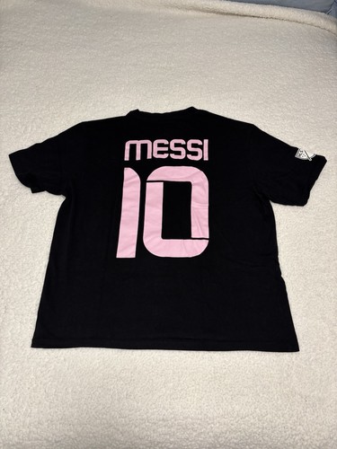 MLS Men Black Miami FC MESSI 10 Short Sleeve T-shirt - Picture 7 of 12