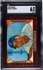 1955 Bowman Gil Hodges #158 SGC 6 Centered