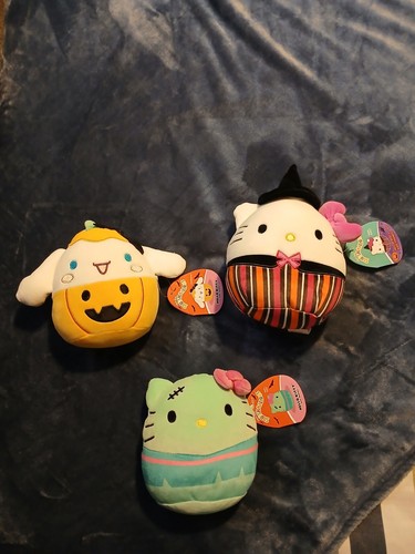 Lot Of 3 Hello Kitty Halloween Squishmallows *NWT* - Picture 1 of 2