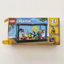 LEGO Creator 3 in 1 Fish Tank 31122 - 352 Piece Set : New + Open Box