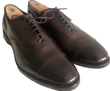 Allen Edmonds "PARK AVENUE" Cap-Toe Oxfords 10.5  D Mahogany Made in USA
