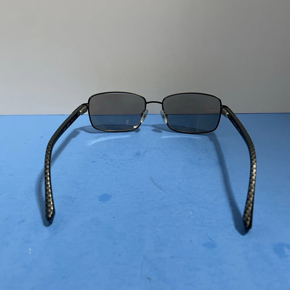 Monturas de gafas para hombre Nautica N50156 plata fibra de carbono gris borde completo Foto 2 de 4