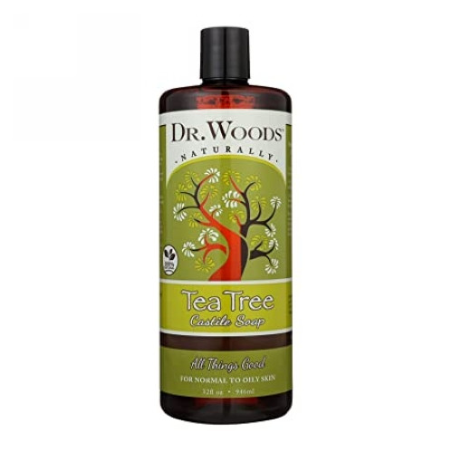 Jabón Tea Tree Castile 32 OZ de Dr. Woods Products - Imagen 1 de 1