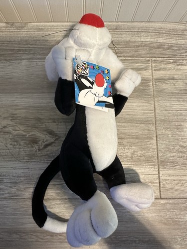VTG Looney Tunes Sylvester Plush 1994 Warner Brothers With Tags Retro Cartoons - Picture 2 of 6