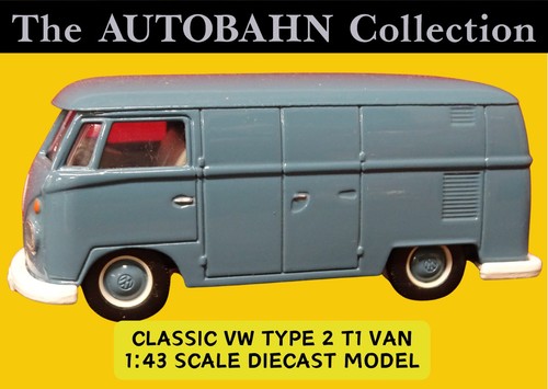 VW TYPE 2 SPLIT WINDOW T1, VINTAGE CORGI CLASSICS DIECAST 1:43 SCALE MODEL VAN