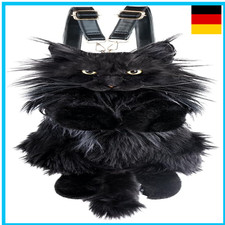 Katzen Plüsch Rucksack Damen Niedlich Handgefertigt