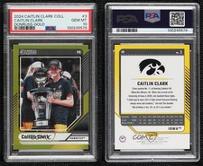 2024 Collection Base Donruss Gold /99 Caitlin Clark #3 PSA 10 GEM MT Rookie RC