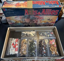 Axis and Allies Board Game (1986 Milton Bradley) Freshly sorted. Smoke Free Home