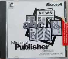 Vintage CD - Microsoft Publisher for Windows 95