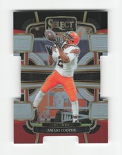 2023 Panini Select #24 Amari Cooper Silver Prizms Die Cuts
