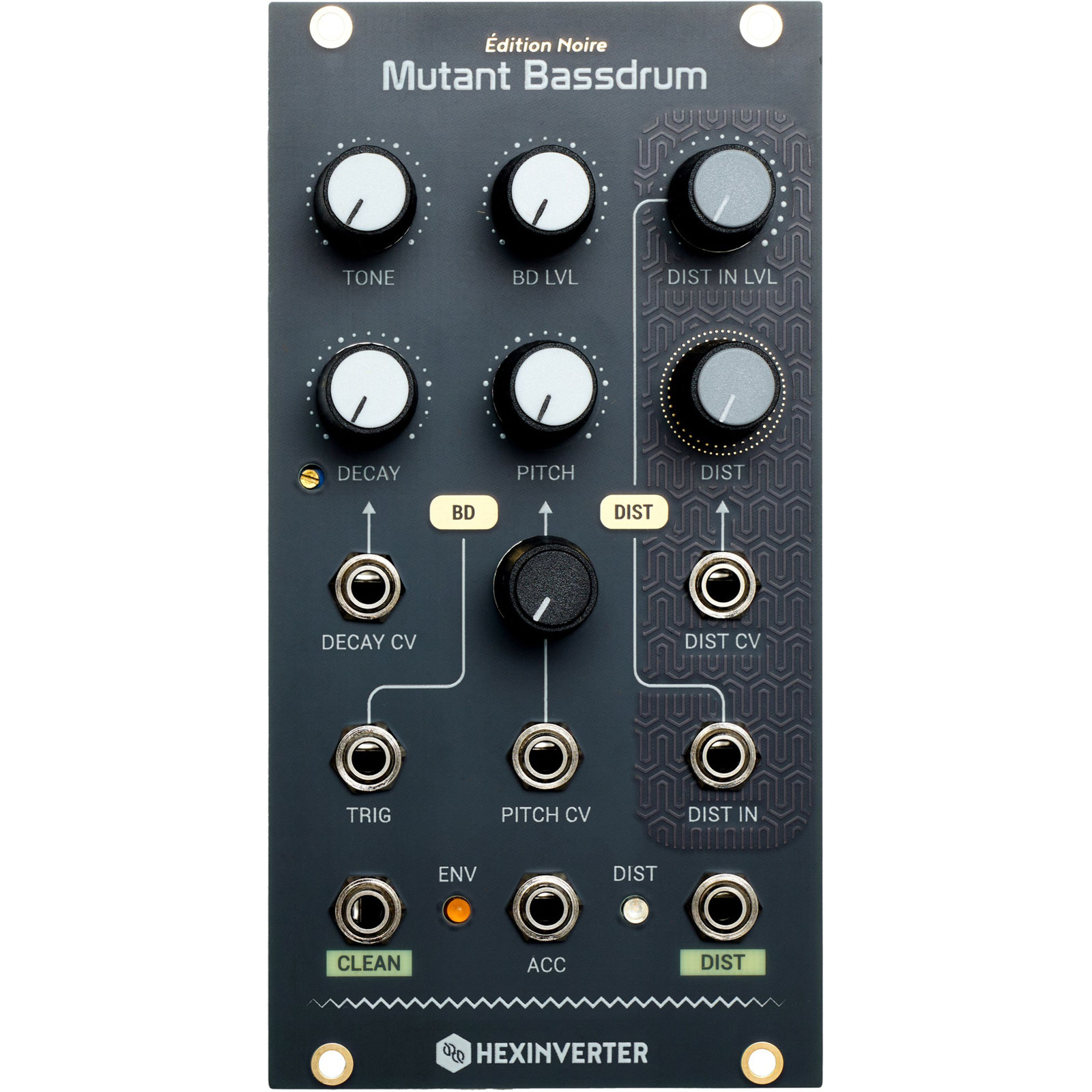 Модульный синтезатор Hexinverter Mutant Bassdrum - ударных инструментов