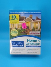 Virtual Architect Home Landscape Platinum Suite PC CD-ROM