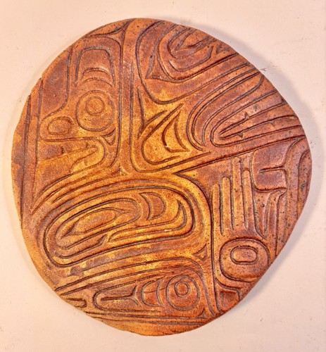 Coordinating Pieces of Crabcat Studio Terracotta & Glass Art PNW Native Inspired - Picture 2 of 14