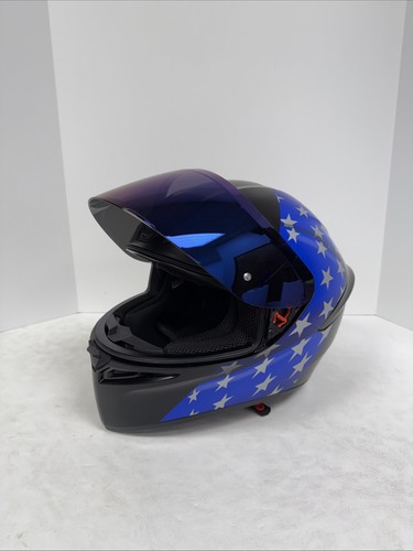 AGV K1 S US Flag Helmet Matte Black/Red/White/Blue XL - Picture 2 of 10