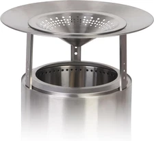 Heat Deflector for Solo Stove Bonfire, Easy to Install and Remove Detachable Leg