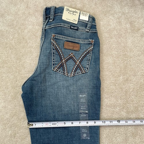 Wrangler Retro Mae Jeans Womens 29/7 Mid-Rise Bootcut Rodeo Western NWT - Picture 8 of 11