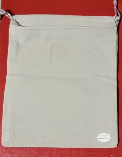 Neiman Marcus Gift Bag Pouch Silver 6x5 - Picture 2 of 6