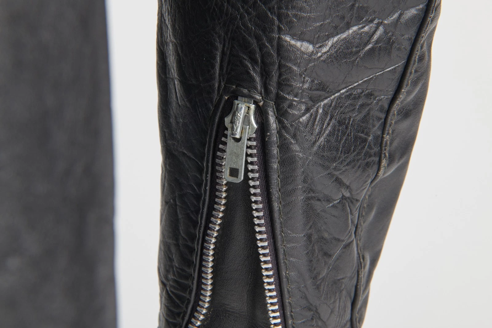 Brooks Vintage 1960s Men's Gold Label Blk Cafe Racer Moto Jacket Sz 42 MODDED!!! image 12