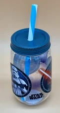 Zak Star Wars 19 oz Plastic Tumbler Cup with Lid & Straw New BPA Free