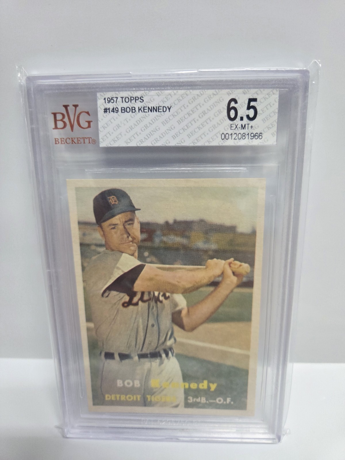 1957 Topps Bob Kennedy BVG 6.5 EX-MT + #149